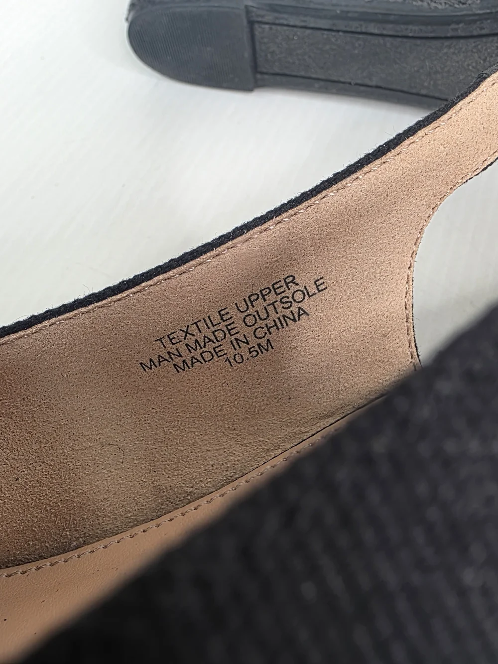 Talbots Black Slingback Wedge Espadrille Womens Sz 10